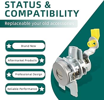 Amazon.com: AUTOKAY Door Lock Cylinder Left + Right Fits for